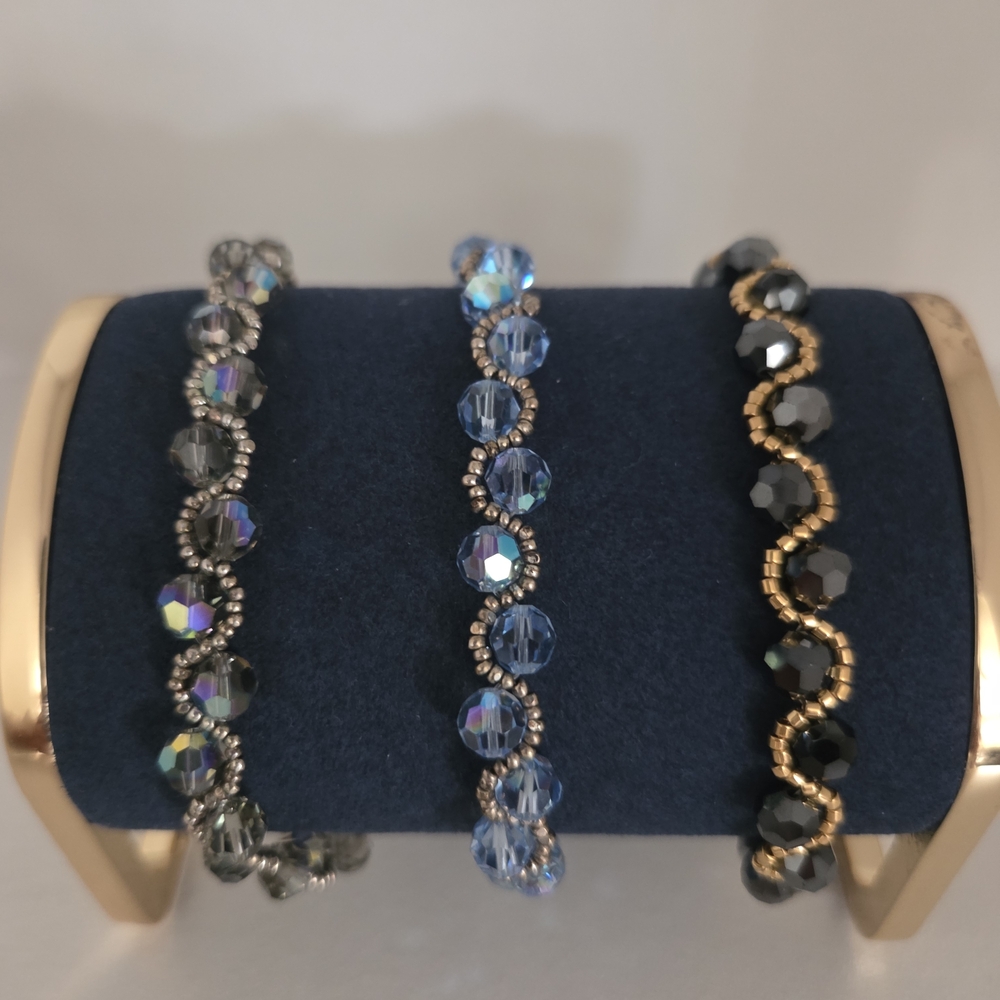 $40 Each - Swarovski Round Crystals Bracelet